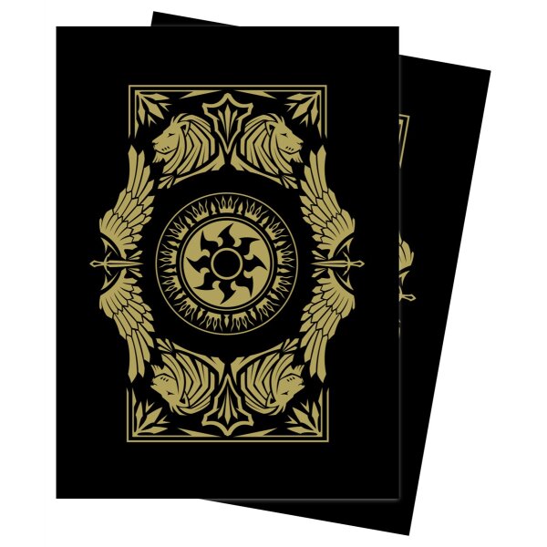 Magic: The Gathering Kartenhüllen Schwarz-Gold mit...
