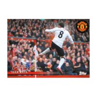 Topps Manchester United Sammelkarte Juan Mata Collectors Corner Spielszenen-Motiv