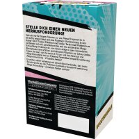Pok&eacute;mon TCG Boosterbundle &bdquo;Mega-Entwicklung &ndash; Erhabene Helden&ldquo; R&uuml;ckseite mit Produktbeschreibung und Herstellerangaben