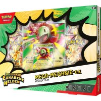 Pok&eacute;mon TCG Mega-Meganie-ex &ndash; Nahaufnahme der Promokarte mit Artwork und KP-Anzeige