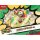 Pokémon Mega-Meganie-ex Kollektion – Detailansicht der Mega-Meganie-ex Promokarte in der Box