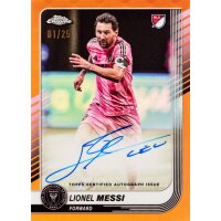Lionel Messi Autogrammkarte Topps Chrome MLS 2025,...