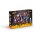 Naruto Mythos TCG Starter Pack (2nd Edition) in schwarzer Box mit Sichtfenster, Akatsuki-Design und Itachi/Kisame-Motiven