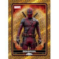 Topps Chrome Marvel Deadpool Charakterkarte, serialisiert 1/1 (stehendes Deadpool-Motiv)