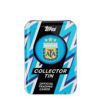 Topps AFA Collector Tin in Hellblau mit Verbandsemblem...
