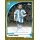 Lionel Messi signierte Argentinien-Autogrammkarte im goldenen Parallel-Design, nummeriert 1/1.