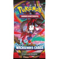 Pok&eacute;mon TCG &bdquo;Wachsendes Chaos&ldquo; Boosterpack, Artwork mit Zirpurze (Kricketot)