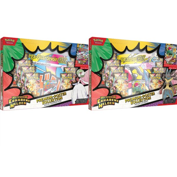 Zwei Pokémon Premium-Poster-Kollektionen Erhabene...