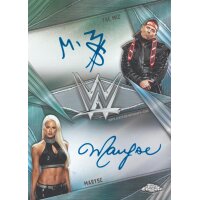 Dual-Autogrammkarte der Topps Chrome WWE 2026 Trading...