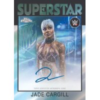 Signierte Beispielkarte der Topps Chrome WWE 2026 Trading...