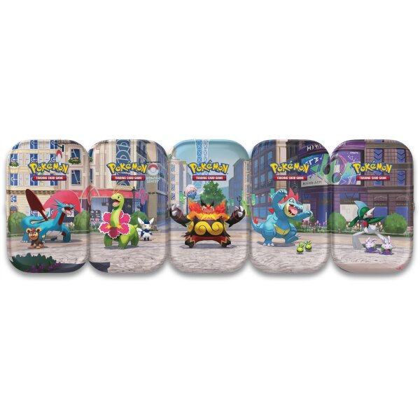 Fünf Pokémon Mini-Tins Illumina City...