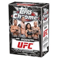 2026 Topps Chrome UFC Value Box mit vier Kämpfern...