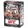 2026 Topps Chrome UFC Value Box mit vier Kämpfern und Hinweis auf exklusive UFC Glove Refractors.