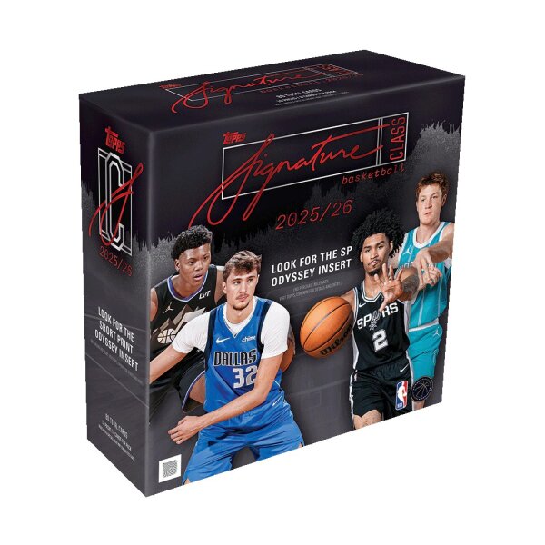Topps Signature Class Basketball 2025/26 Box mit vier...