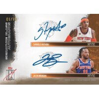 Topps Signature Class Doppelautogrammkarte mit zwei...