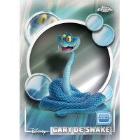 Topps Chrome Disney Karte mit Gary DeSnake, blauer...