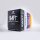 Detailansicht der schwarzen GEM.ELEVEN SWIFT Play Sleeves Box mit farbigen Varianten im Hintergrund.