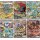 Sechs Special-Art-Karten aus Pokémon CSV9.5 mit Ogerpon, Roaring Moon, Gholdengo, Hydrapple, Raging Bolt und Ursaluna.