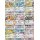 Neun ex-Karten der Evoli-Reihe aus Pokémon CSV9.5 mit Evoli-ex und allen acht Entwicklungen.