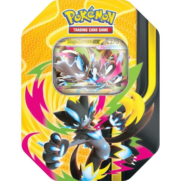 Pokémon Mega-Kräfte Tin Mega-Zeraora-ex mit...