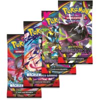 Pok&eacute;mon Mega-Entwicklung Boosterpacks mit vier verschiedenen Cover-Artworks