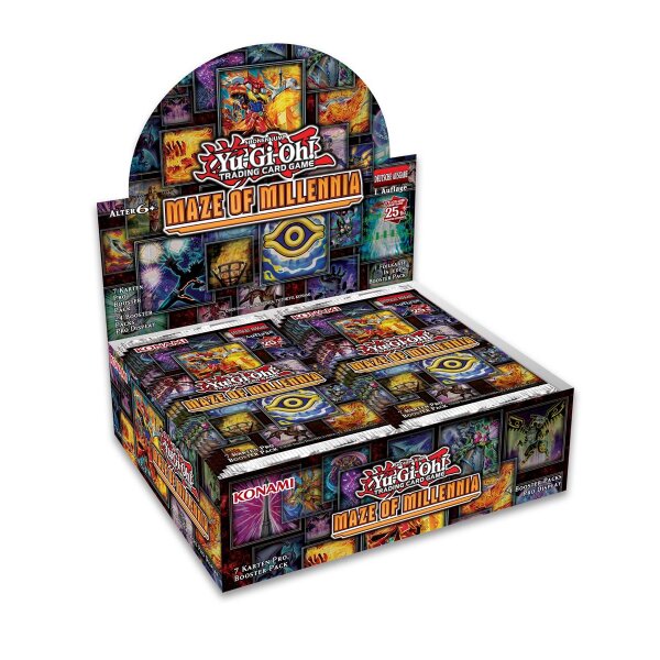 Deutsches Yu-Gi-Oh! Maze of Millennia Booster-Display mit...