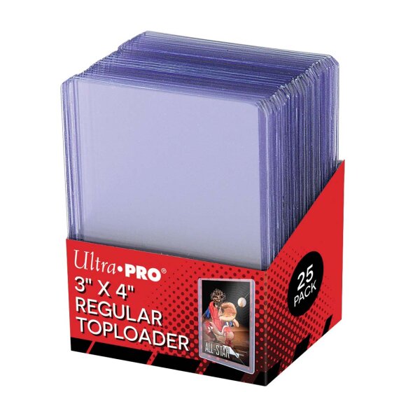 Ultra Pro 3x4 Toploader (25 Stück) im offenen Karton...