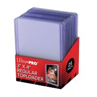 Ultra Pro 3x4 Toploader (25 Stück) im offenen Karton...