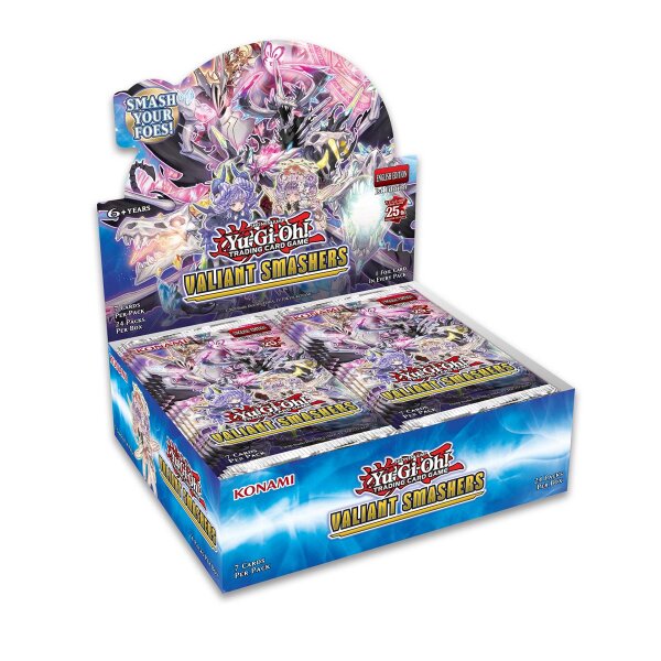 Yu-Gi-Oh! Valiant Smashers Booster Display auf Englisch...