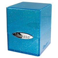 Satin Cube Glitter Blue