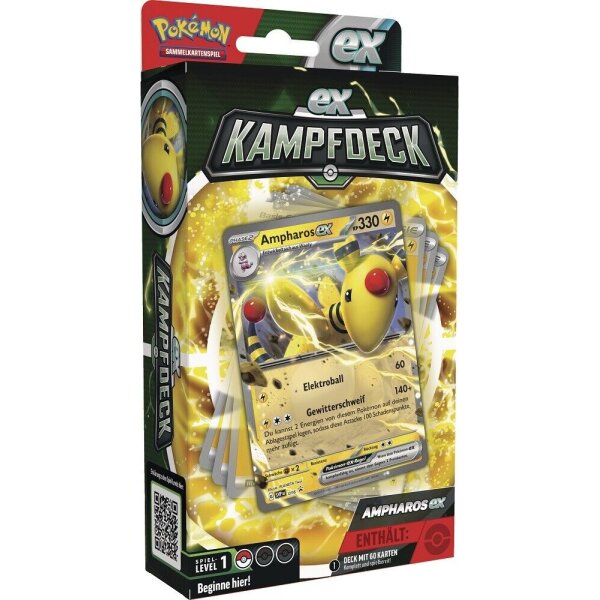 Pokémon ex Kampfdeck Ampharos ex mit Blitzdesign...