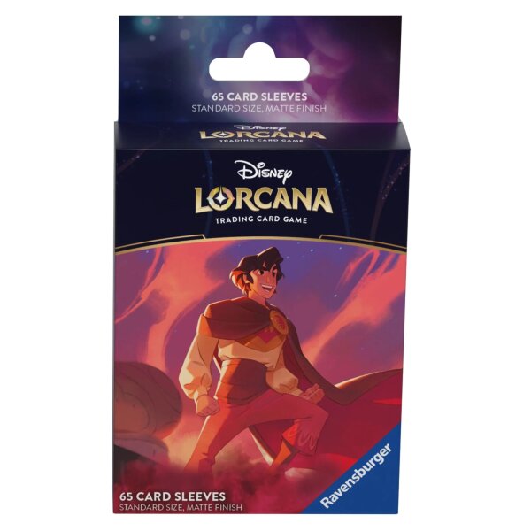 Disney Lorcana Kartenhüllen mit Motiv von Aladdin im...