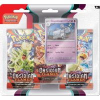 Pokémon SV03 Obsidian Flames 3-Pack Blister...