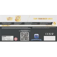 R&uuml;ckseite der deutschen Pok&eacute;mon 30 Jahre Top-Trainer-Box mit Produktinformationen