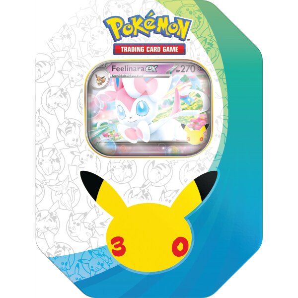 Pokémon 30 Jahre Tin-Box Tag auf Deutsch mit...