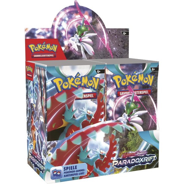 Pokémon KP04 Paradoxrift Display Karmesin & Purpur