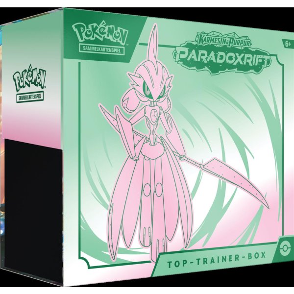Pokemon KP04 Paradoxrift Top-Trainer-Box DE [Eisenkrieger] Karmesin & Purpur