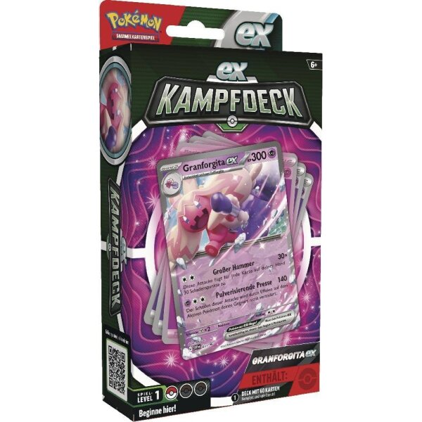 Pokémon ex Kampfdeck Granforgita ex mit lila...
