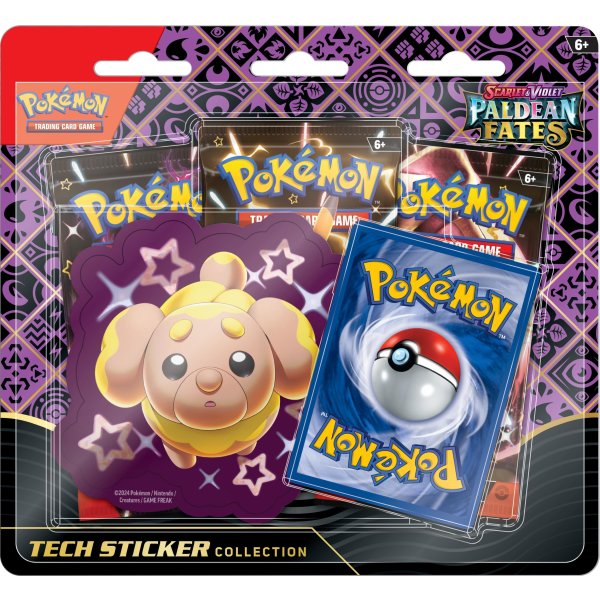 Pokémon: Scarlet & Violet 4.5 - Paldean Fates - Tech Sticker Collection - Fidough