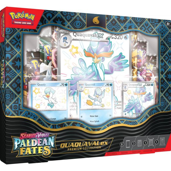 Pokemon: Scarlet & Violet 4.5 - Paldean Fates Premium Collection Quaquaval EN