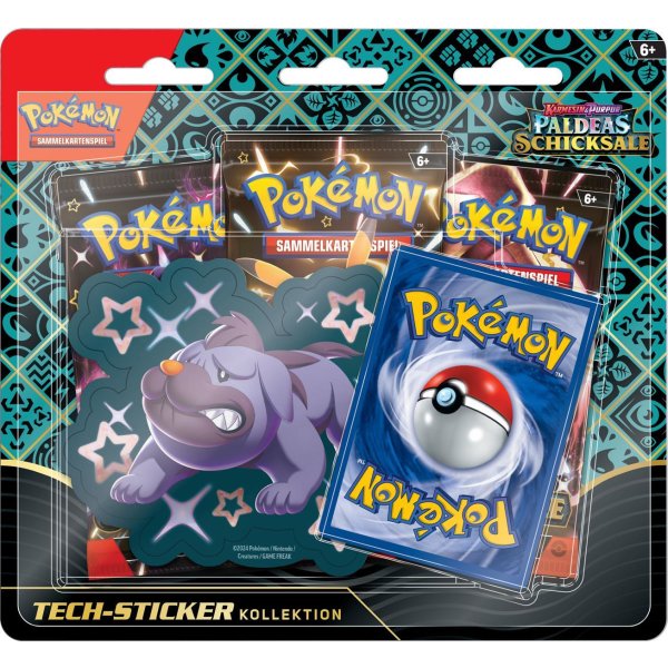 Pokemon: Karmesin & Purpur 4.5 - Paldeas Schicksale - Tech Sticker Kollektion - Mobtiff - DE