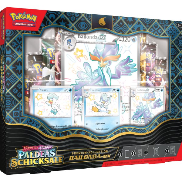 Pokémon: Karmesin & Purpur 4.5 - Paldeas Schicksale - Premium Kollektion - Bailonda