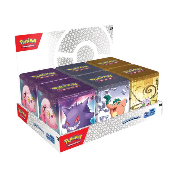 Pokémon Stackable Tins 2024 Case