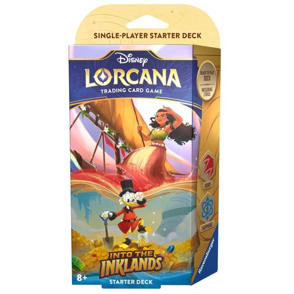 Lorcana Into the Inklands - Starter Deck  Ruby & Sapphire  - EN