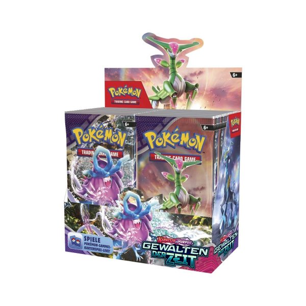 Pokémon Karmesin & Purpur 5 - Gewalten der Zeit - Display (36 Booster)