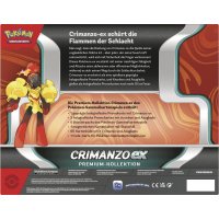 Pokemon Crimanzo ex Premium-Kollektion DE