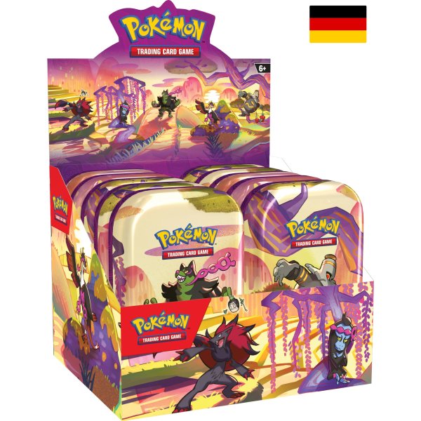 Pokémon Karmesin & Purpur 6.5 - Nebel der Sagen - Mini-Tin Display (10 Tins pro Display)