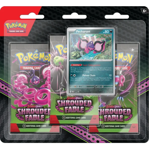 Pokémon Scarlet & Violet 6.5 - Shrouded Fable - 3-Pack-Blister