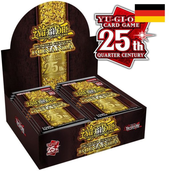 YuGiOh Quarter Century Bonanza Display (24 Booster) DE