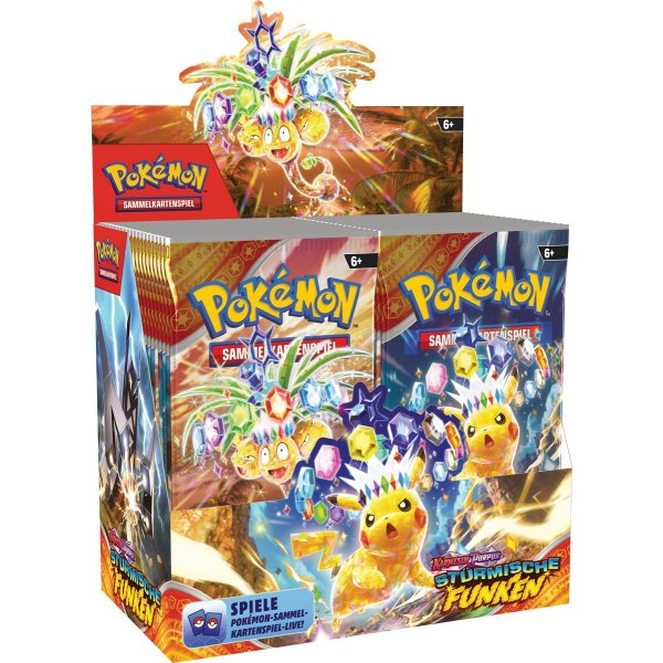 Pokémon Karmesin & Purpur 8 - Stürmische Funken - Display (36 Booster)